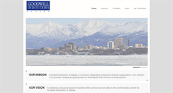 Desktop Screenshot of goodwill-alaska.org